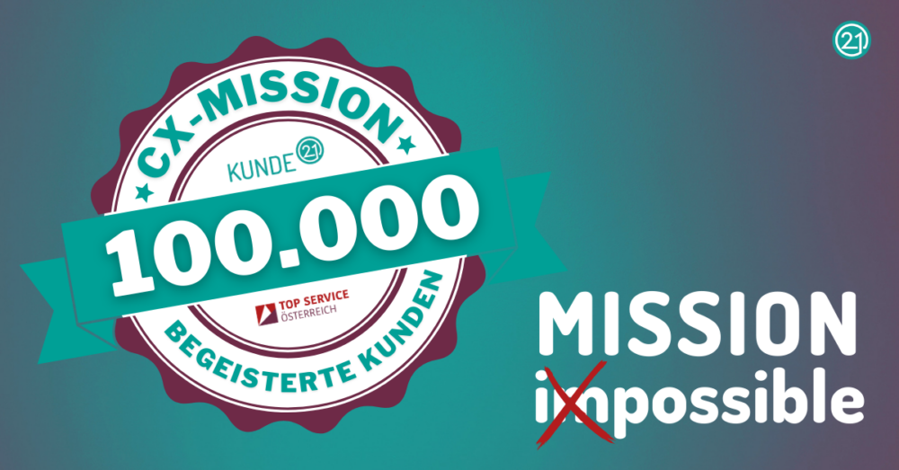 CX-Mission 100.000: Kundenbegeisterung entfesseln