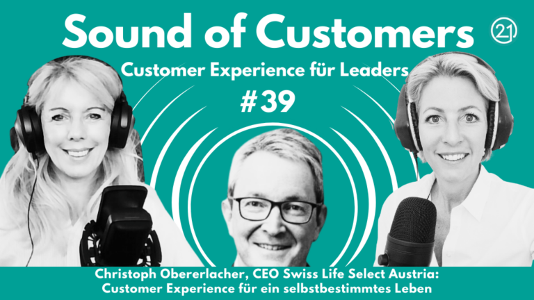 Ein Coverbild von der Podcastreihe Sound of Customer. SOC Episode 39 mit Christoph Oberlacher zu Gast