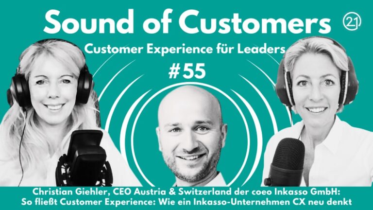 Ein Coverbild von der Podcastreihe Sound of Customer. SOC Episode 55 mit Christian Giehler zu Gast
