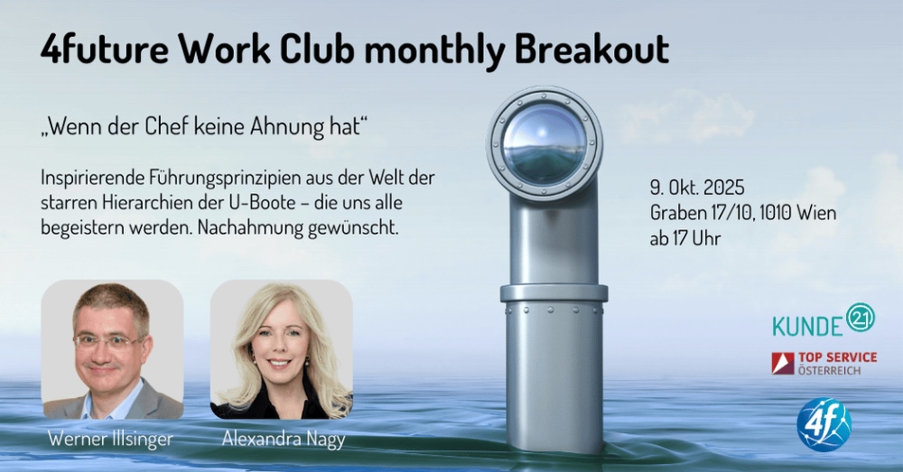 9. Oktober 2025: 4future Work Club monthly Breakout