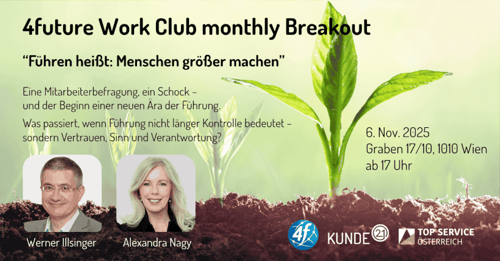 6. November 2025: 4future Work Club monthly Breakout